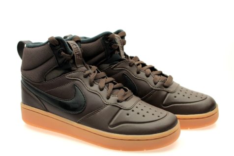 Buty NIKE - Court Borough Mid 2 Boot (GS) BQ5440 200 Baroque Brown/Black - Sneakersy - PÃ³Åbuty 