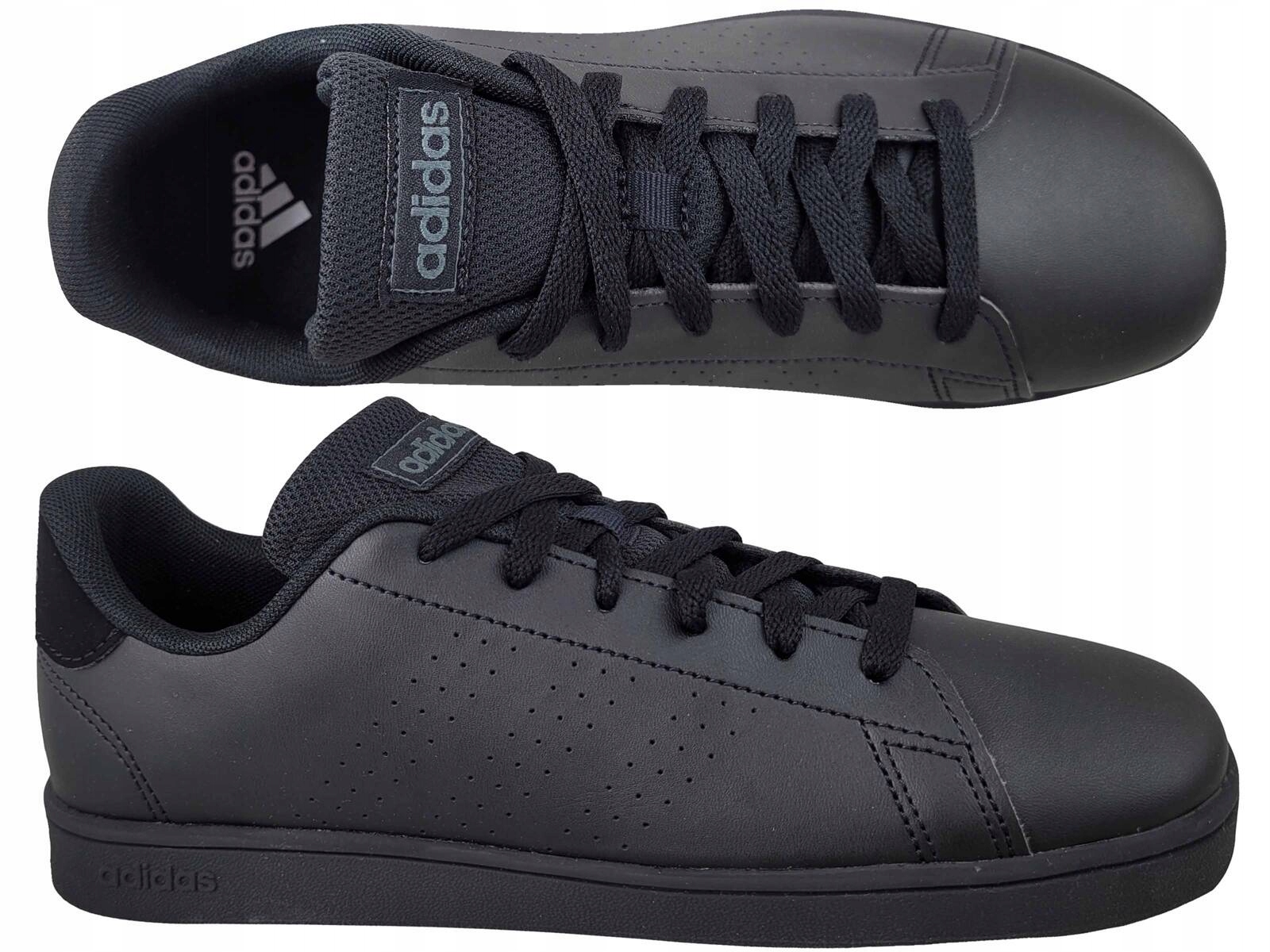 ADIDAS-ADVANTAGE-K-GW6484-STAN-SMITH-BUTY-DAMSKIE-TRAMPKI-TENISOWKI-CZARNE