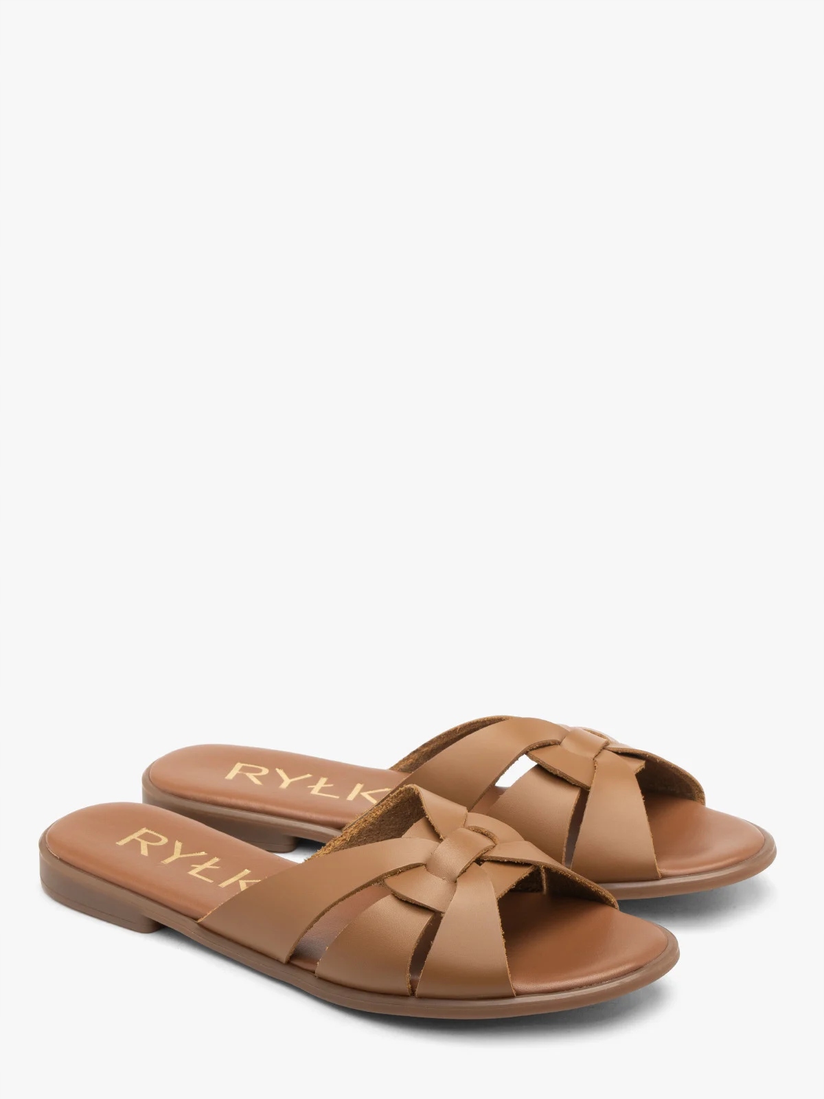 JASNOBRAZOWE-KLAPKI-DAMSKIE-RYLKO-Z-PLECIONKA-ROZ-36-0AGH7_V1-Marka-Rylko