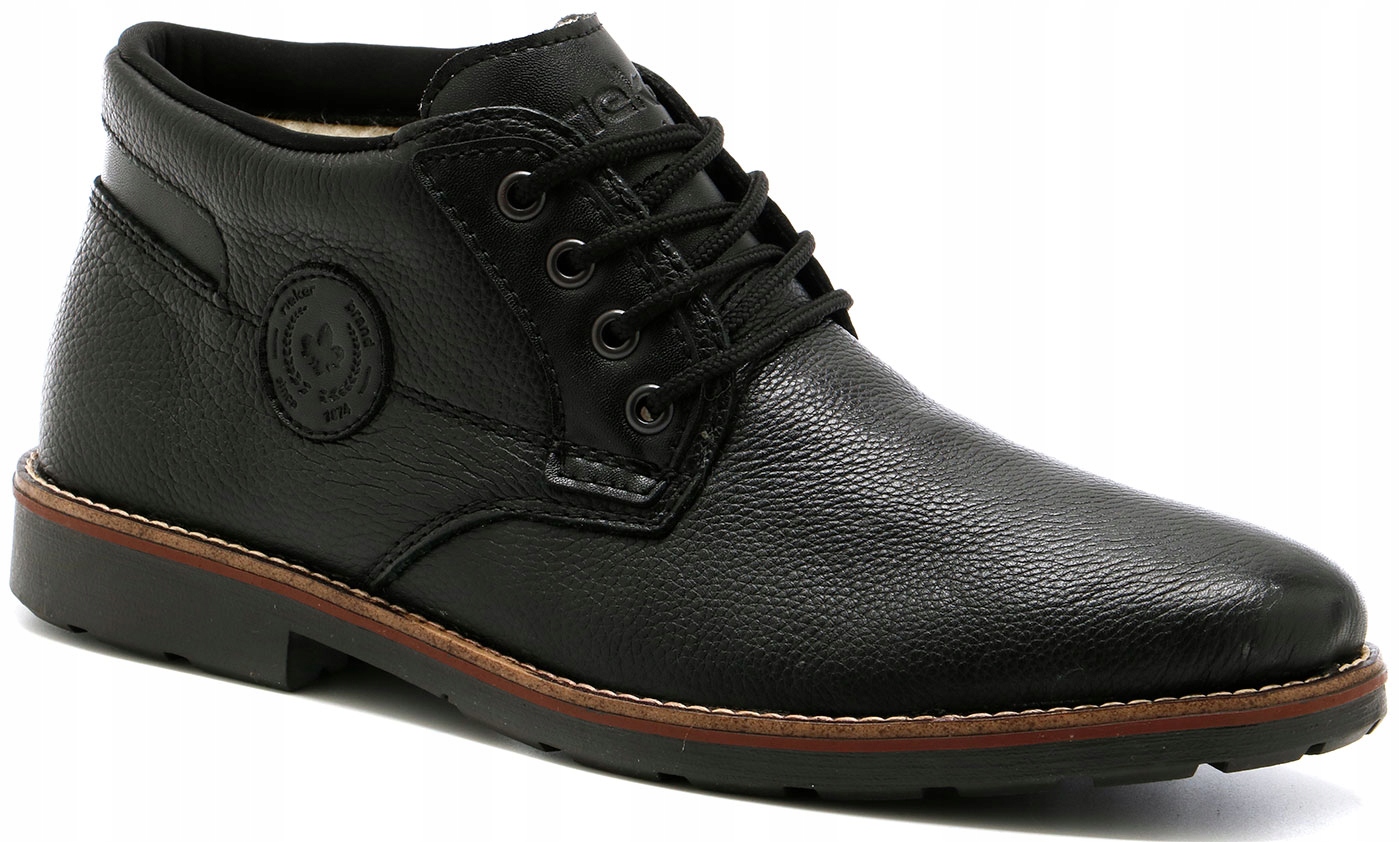 Trzewiki-Meskie-Rieker-15339-00-r-43-Skorzane-Naturalne-Ocieplane-Marka-Rieker