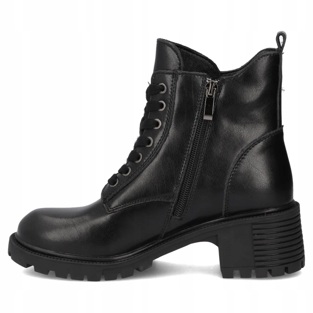 Skorzane-Damskie-Botki-Filippo-DBT7133-25-BK-r-36-Czarne-Obcas-Motylki-Marka-Filippo
