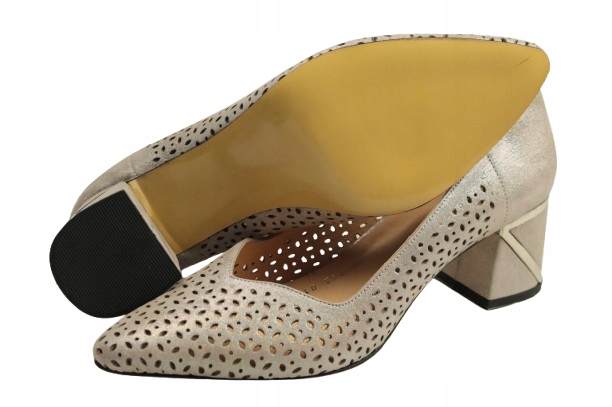 Czolenka-Damskie-Boccato-743-0103-r-36-WLOSKIE-Azurowe-Dlugosc-wkladki-23-5-cm