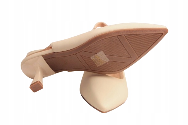 Czolenka-Potocki-26-41315BG-r-40-Bezowe-z-odkryta-pieta-kaczuszka-Rozmiar-40