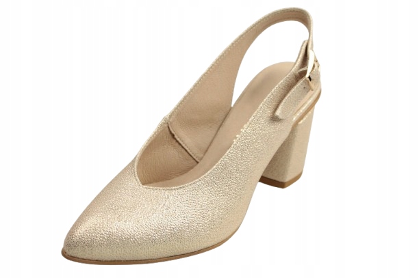 Sandaly-Boccato-920-r-36-Zlote-WLOSKIE-Eleganckie-WYJSCIOWE-Marka-bez-marki